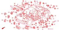 BARDATURA FILO per Honda ACCORD DX 4 Porte 5 velocità manuale 1992