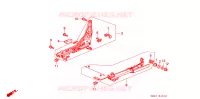 COMP. SEDILE ANT.(3) per Honda ACCORD DX 4 Porte 5 velocità manuale 1992