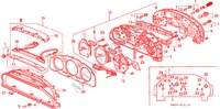 COMPONENTI INDICATORE(DENSO) per Honda ACCORD LX 4 Porte 5 velocità manuale 1993