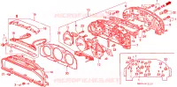 COMPONENTI INDICATORE(DENSO) per Honda ACCORD DX 4 Porte 5 velocità manuale 1992