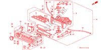 CONTROLLO RISCALDATORE(LEVA) per Honda ACCORD DX 4 Porte 4 velocità automatico 1991
