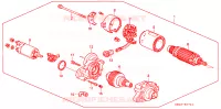 MOTORE AVVIATORE(MITSUBA) per Honda ACCORD DX 4 Porte 5 velocità manuale 1992