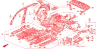 PANNELLI INTERNI per Honda ACCORD DX 4 Porte 5 velocità manuale 1992