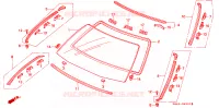 PARAVENTO ANTERIORE per Honda ACCORD DX 4 Porte 5 velocità manuale 1992