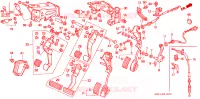 PEDALE per Honda ACCORD DX 4 Porte 5 velocità manuale 1992