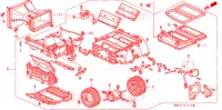SOFFIATORE RISCALDATORE per Honda ACCORD DX 4 Porte 5 velocità manuale 1992