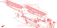 TERGICRISTALLO PARAVENTO per Honda ACCORD DX 4 Porte 5 velocità manuale 1992