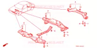 TRAVE CROCIANTE per Honda ACCORD DX 4 Porte 5 velocità manuale 1992