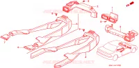 VENTILAZIONE/CONDOTTO per Honda ACCORD DX 4 Porte 5 velocità manuale 1992