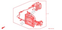 KIT ARIA CONDIZIONATA per Honda CIVIC LX 4 Porte 5 velocità manuale 1992