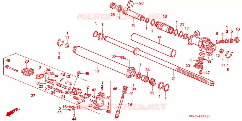 SCATOLA INGRANAGGIO P.S. COMPONENTI Honda  CIVIC 1994 DX 4 velocità automatico 