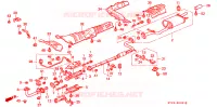 CONDOTTO SCARICO(2) per Honda ACCORD COUPE LX 2 Porte 4 velocità automatico 1996
