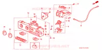 CONTROLLO RISCALDATORE(1) per Honda ACCORD COUPE LX 2 Porte 4 velocità automatico 1996