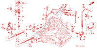 LEVA DI CONTROLLO per Honda ACCORD COUPE DX 2 Porte 4 velocità automatico 1994