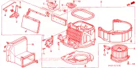 SOFFIATORE RISCALDATORE per Honda ACCORD COUPE LX 2 Porte 4 velocità automatico 1996