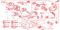 INTERRUTTORE COMBINAZIONE(1) per Honda ACCORD LX 4 Porte 5 velocità manuale 1994