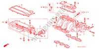 MOLTEPLICE ASPIRAZIONE(V6) per Honda ACCORD V6 LX 4 Porte 4 velocità automatico 1995