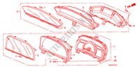 COMPONENTI INDICATORE(DENSO) per Honda CIVIC SI 4 Porte 6 velocità manuale 2007