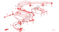 COPERTURA TESTA CILINDRO/ COPERTURA ASPIRATORE per Honda ACTY VAN DX 5 Porte 4 velocità manuale 1987