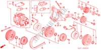 ARIA CONDIZIONATA (COMPRESSORE)(DENSO) per Honda CIVIC COUPE 1.6VTI 2 Porte 5 velocità manuale 2000