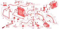 ARIA CONDIZIONATA (TUBI/CONDOTTI)(LH) per Honda CIVIC COUPE 1.6 ISR VTEC 2 Porte 5 velocità manuale 1996