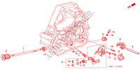 ASTA CAMBIO/SOSTEGNO CAMBIO (DOHC) per Honda CIVIC COUPE VTI-R 2 Porte 5 velocità manuale 2000