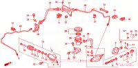 CILINDRO MAESTRO INNESTO (LH) per Honda CIVIC COUPE EX 2 Porte 5 velocità manuale 2000