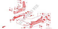 COMP. SEDILE ANT. (D.)(RH) per Honda CIVIC COUPE 1.6ISR 2 Porte 5 velocità manuale 2000