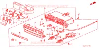 CONTROLLO RISCALDATORE(LH) per Honda CIVIC COUPE EX 2 Porte 5 velocità manuale 2000