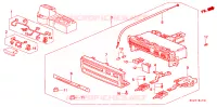 CONTROLLO RISCALDATORE(RH) per Honda CIVIC COUPE 1.6 ILS 2 Porte 5 velocità manuale 2000