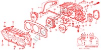 INDICATORE COMBINAZIONE COMPONENTI per Honda CIVIC COUPE 1.6ILS 2 Porte 5 velocità manuale 2000