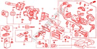 INTERRUTTORE COMBINAZIONE(RH) per Honda CIVIC COUPE 1.6ILS 2 Porte 5 velocità manuale 2000