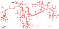 LINEE FRENO(LH) per Honda CIVIC COUPE EX 2 Porte 5 velocità manuale 2000