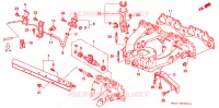 MOLTEPLICE ASPIRAZIONE(SOHC) per Honda CIVIC COUPE 1.6 ILS 2 Porte 5 velocità manuale 2000