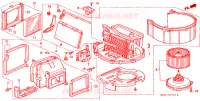 SOFFIATORE RISCALDATORE(LH) per Honda CIVIC COUPE EX 2 Porte 5 velocità manuale 2000