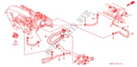 TUBO ACQUA(SOHC VTEC) (MT) per Honda CIVIC COUPE 1.6ISR 2 Porte 5 velocità manuale 2000