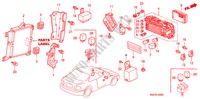 UNITA DI CONTROLLO(CABINA)(RH) per Honda CIVIC COUPE 1.6ISR 2 Porte 5 velocità manuale 2000
