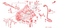 ALLOGGIO TRASMISSIONE (DOHC) per Honda CIVIC 1.6VTI 3 Porte 5 velocità manuale 1996