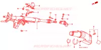 COLONNA STERZO per Honda CIVIC 1.5 I 3 Porte 4 velocità automatico 1999