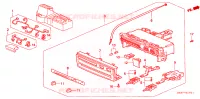 CONTROLLO RISCALDATORE(RH) per Honda CIVIC 1.4 I 3 Porte 4 velocità automatico 1997