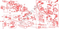 INTERRUTTORE COMBINAZIONE(LH) per Honda CIVIC 1.4I 3 Porte 5 velocità manuale 1997