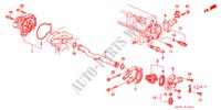 POMPA ACQUA/SENSORE (SOHC/SOHC VTEC) per Honda CIVIC 1.4I 3 Porte 5 velocità manuale 1999
