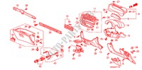 ABBELLIMENTO STRUMENTI(RH) per Honda CIVIC 1.6VTI 3 Porte 5 velocità manuale 2000