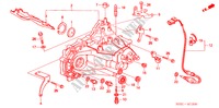 ALLOGGIO TRASMISSIONE (DOHC) per Honda CIVIC 1.6VTI 3 Porte 5 velocità manuale 2000