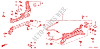COMP. SEDILE ANT. (D.) (2) per Honda CIVIC 1.4IS 3 Porte 5 velocità manuale 2000