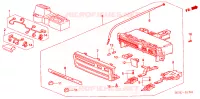 CONTROLLO RISCALDATORE(RH) per Honda CIVIC 1.4 I 3 Porte 4 velocità automatico 2000