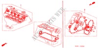 KIT GUARNIZIONE per Honda CIVIC 1.4IS 3 Porte 4 velocità automatico 2000