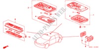 LUCE INTERIORE per Honda CIVIC 1.6VTI 3 Porte 5 velocità manuale 2000