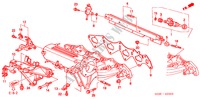 MOLTEPLICE ASPIRAZIONE (DOHC VTEC) per Honda CIVIC 1.6VTI 3 Porte 5 velocità manuale 2000