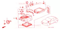 UNITA DI CONTROLLO (SPAZIO MOTORE)(RH) per Honda CIVIC 1.4 I 3 Porte 4 velocità automatico 2000